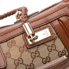 GG Canvas Bella Satchel