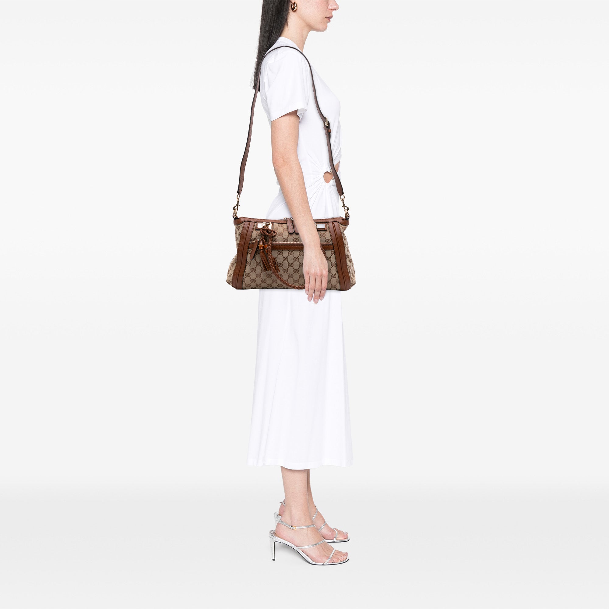 GG Canvas Bella Satchel