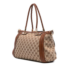 GG Canvas Bella Satchel