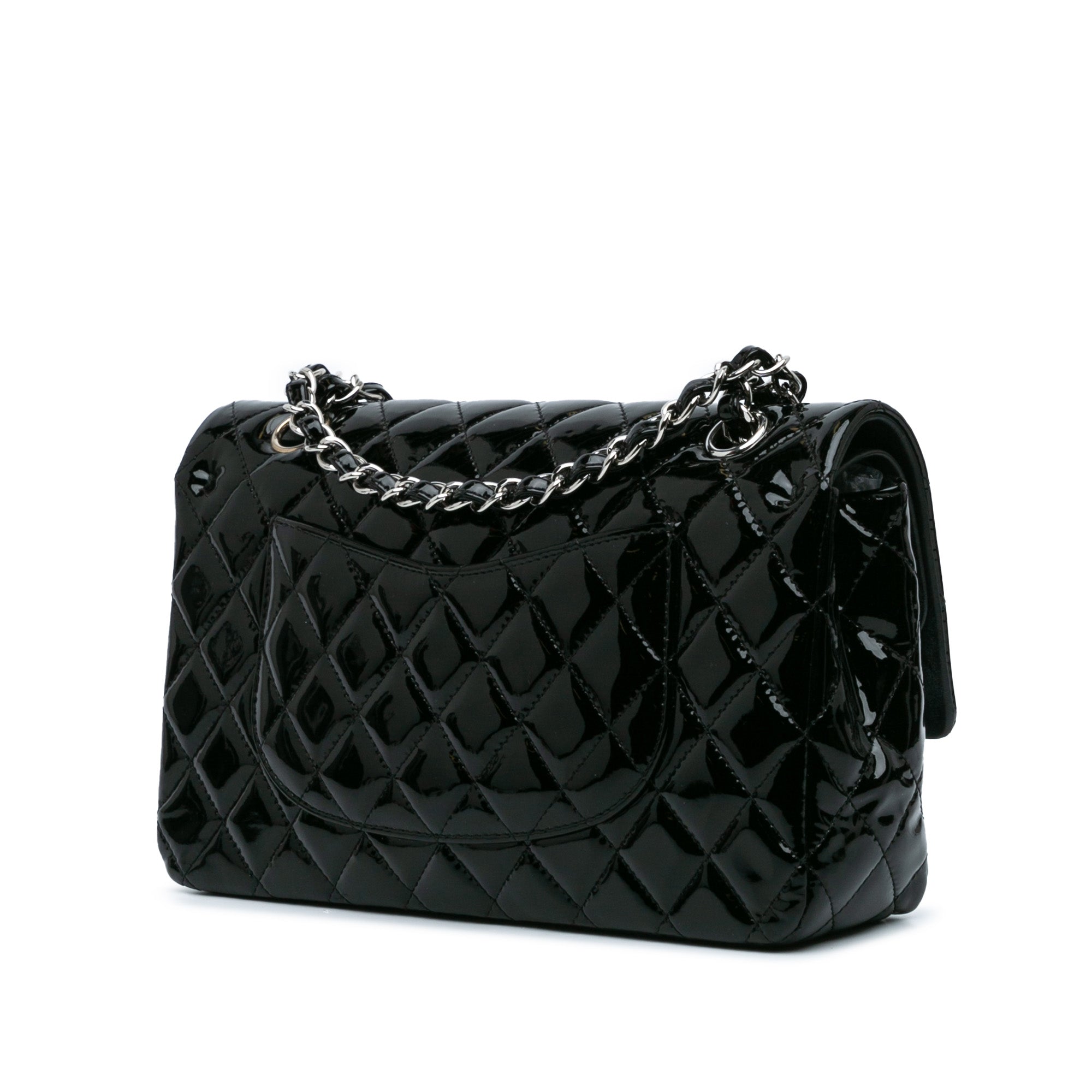 Medium Classic Patent Double Flap