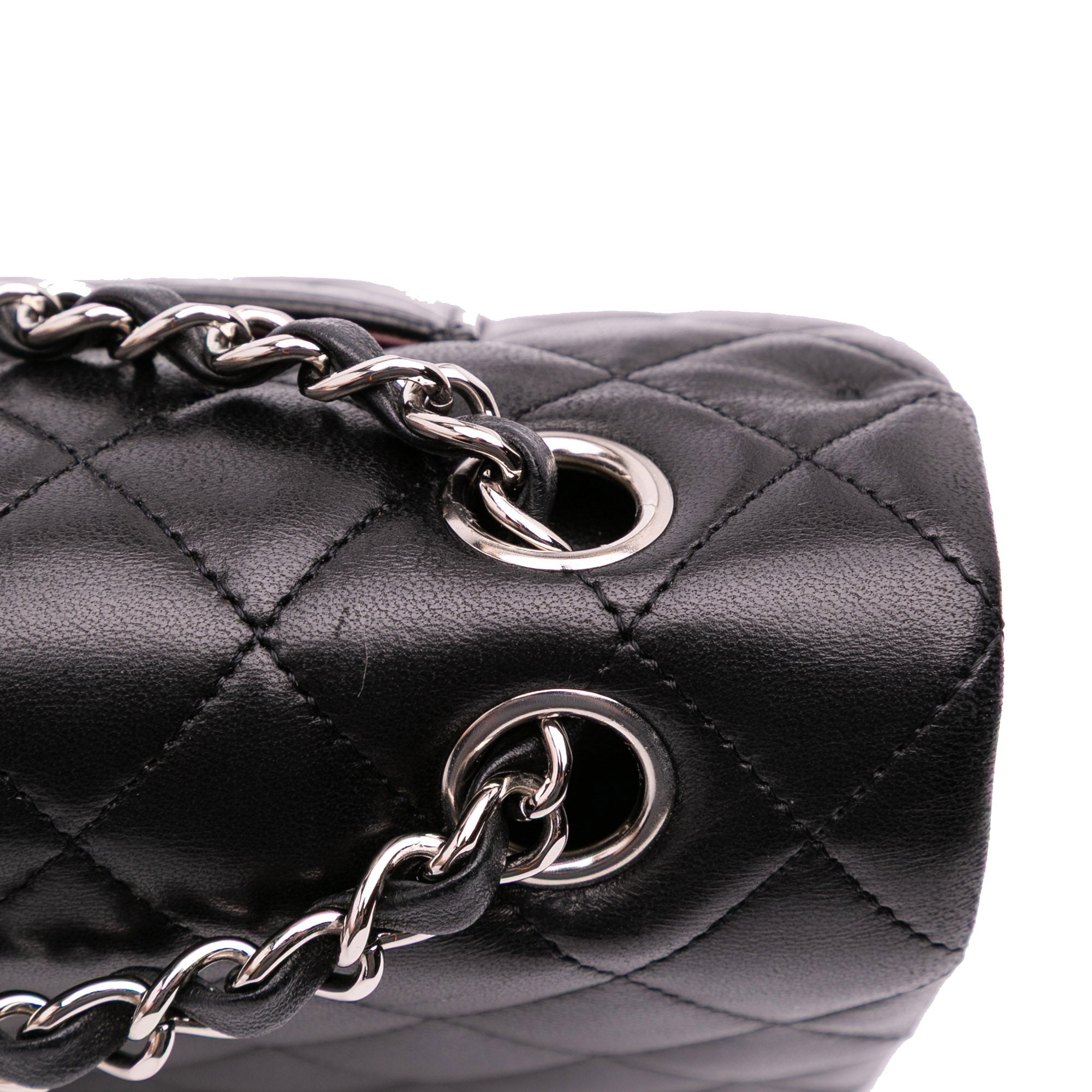 Medium Classic Lambskin Double Flap