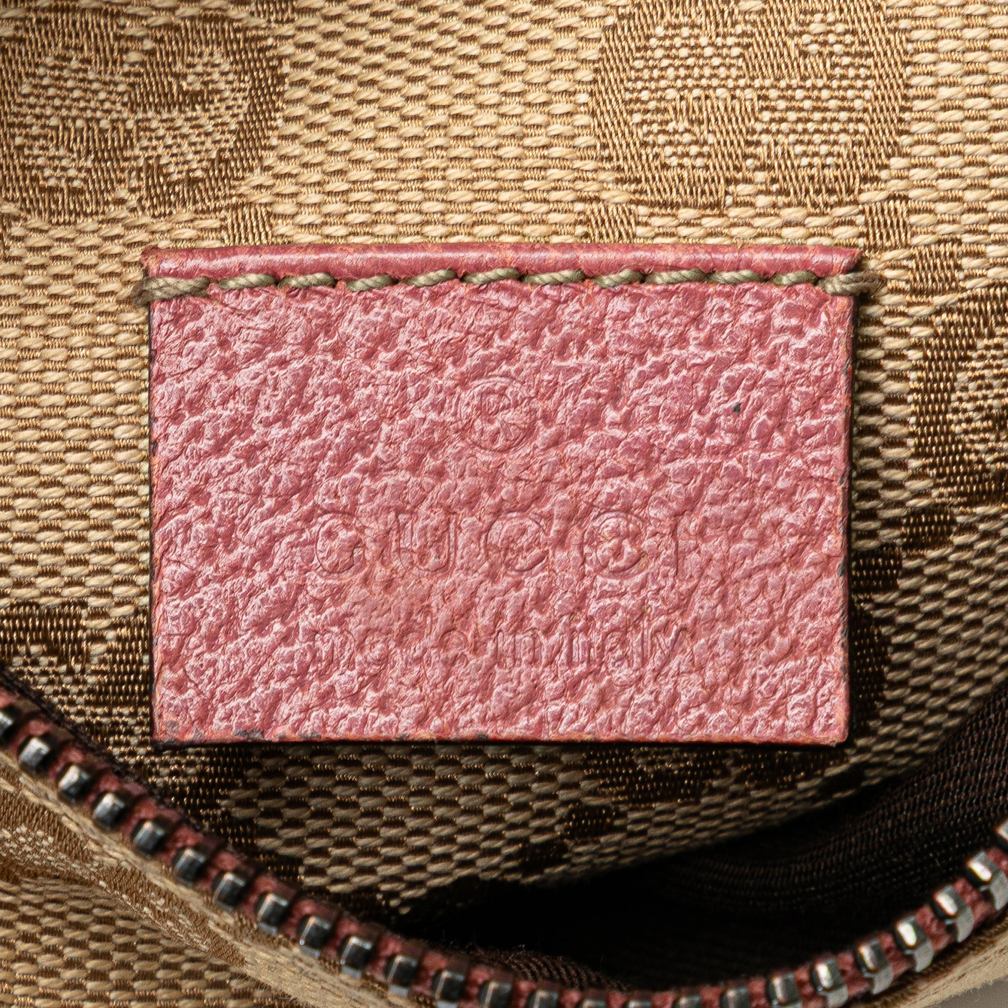 GG Canvas Web Double Pocket Belt Bag