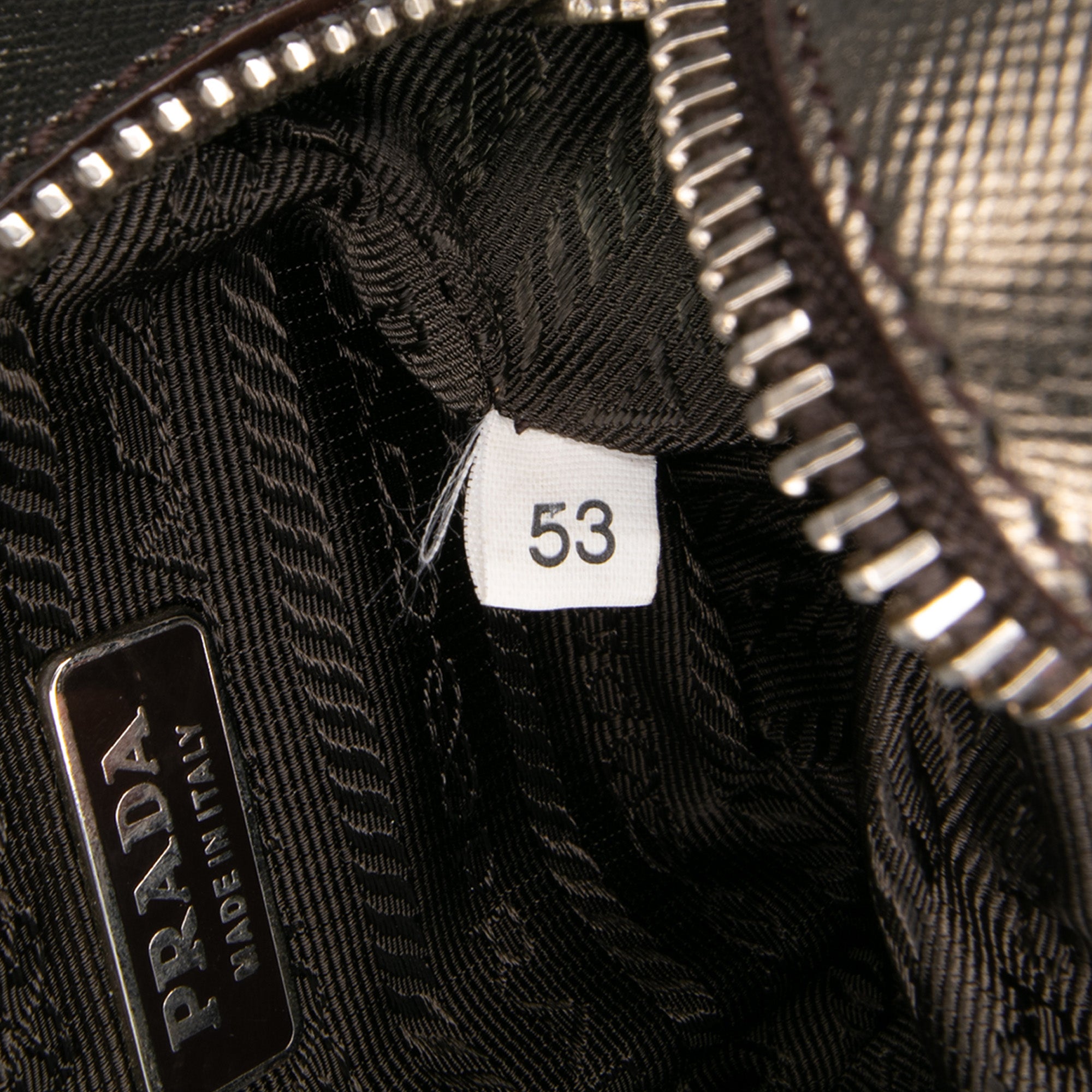 Mini Metallic Saffiano Top Handle Bag Charm