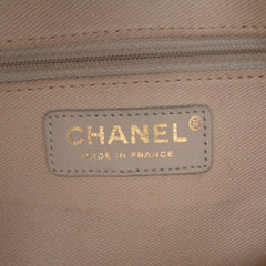CC Printed Canvas Eiffel Tower Shoulder Bag