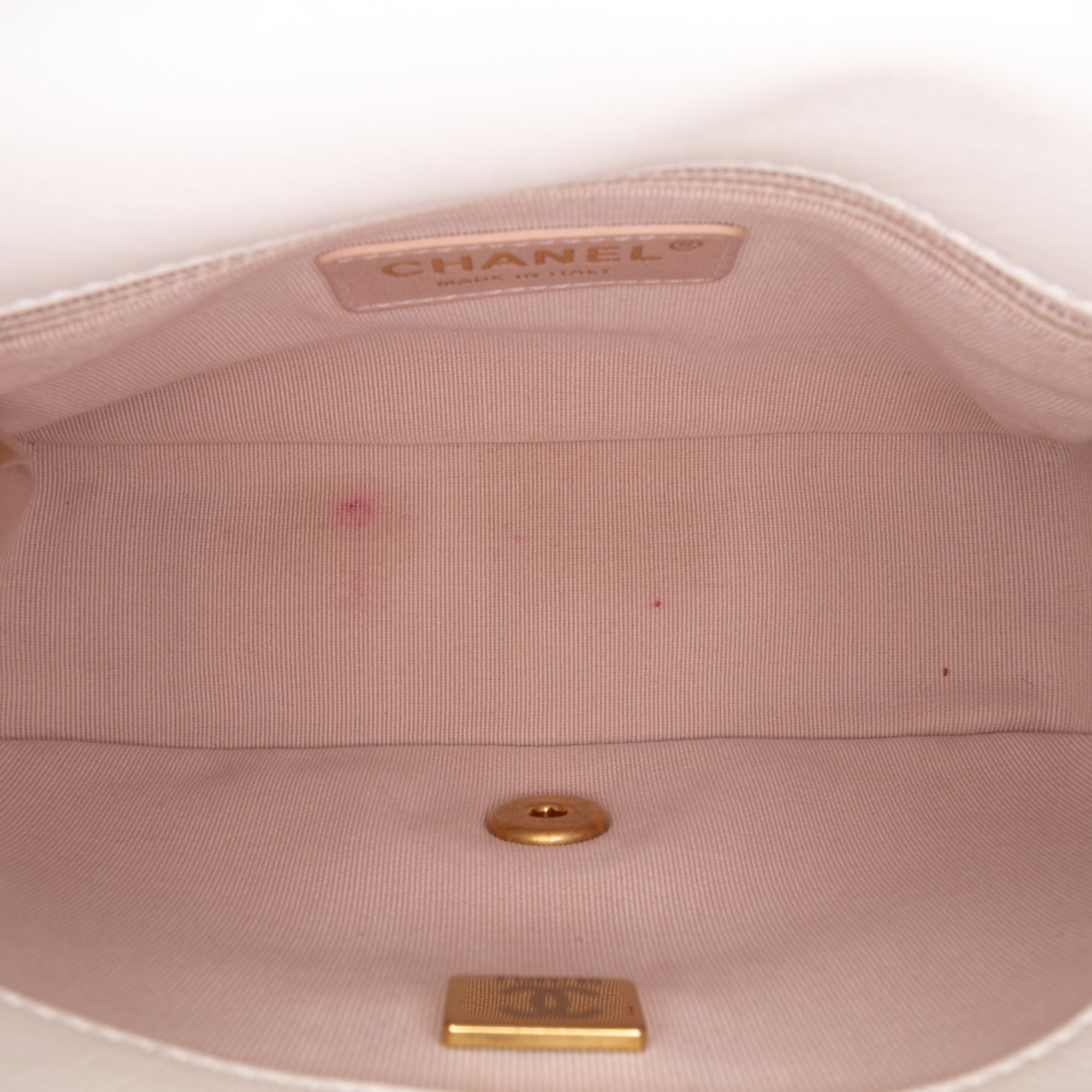 Small Quilted Lambskin On And On Chain Flap