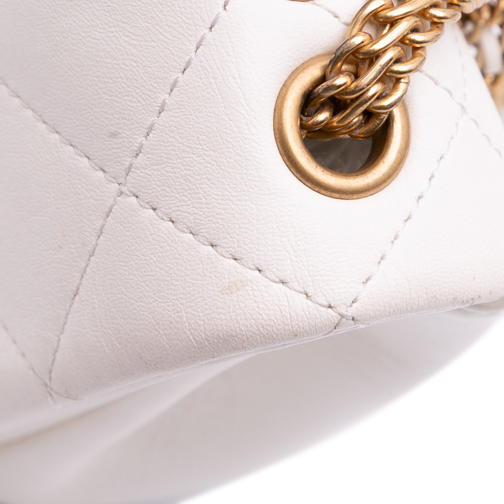 Small Quilted Lambskin On And On Chain Flap