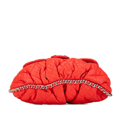 Large Quilted Lambskin Chain Around Flap