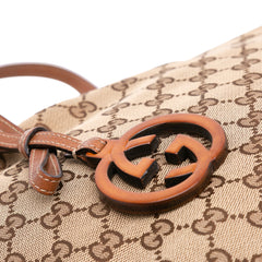 Large GG Canvas GG Charm Tote