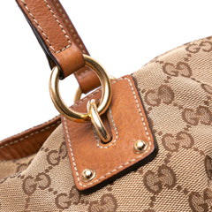 Large GG Canvas GG Charm Tote