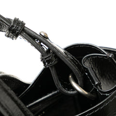 Small Soft Calfskin Banner Satchel
