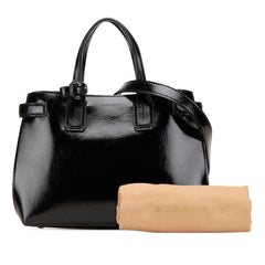 Small Soft Calfskin Banner Satchel