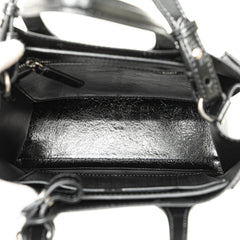 Small Soft Calfskin Banner Satchel
