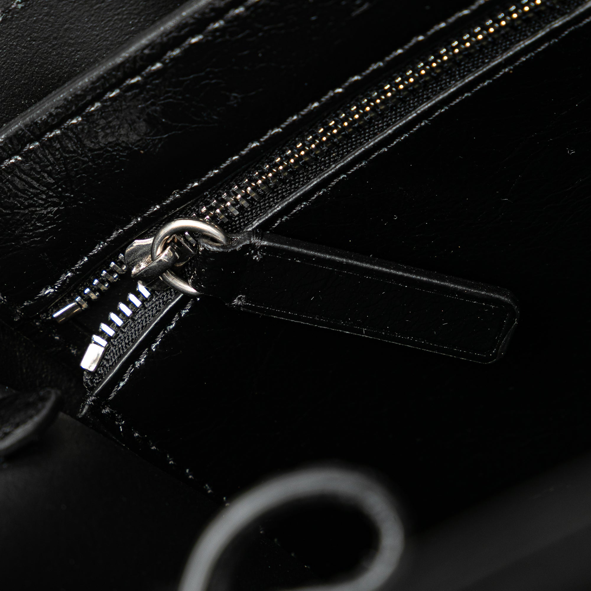 Small Soft Calfskin Banner Satchel