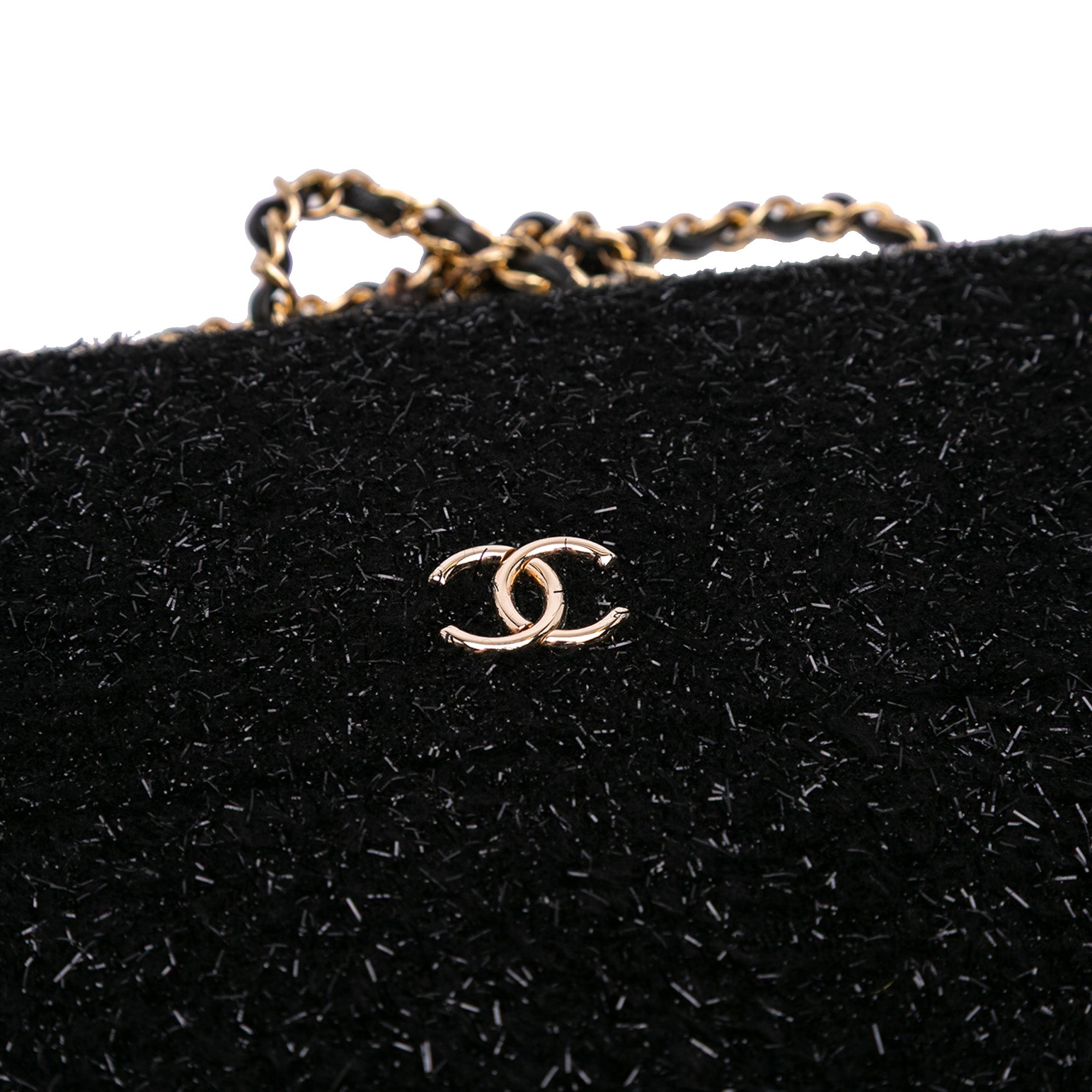 Tweed Chain Around Tablet Holder