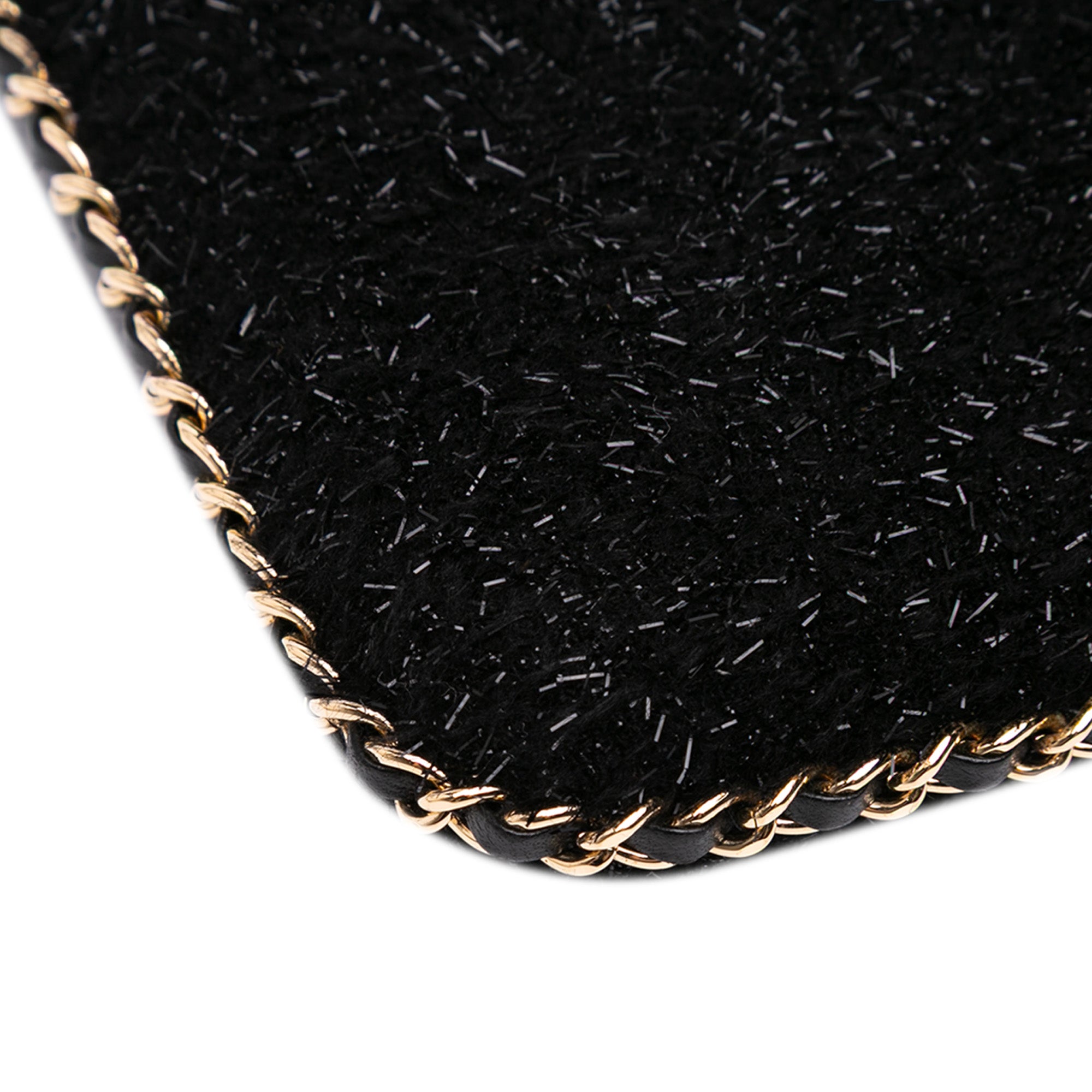 Tweed Chain Around Tablet Holder