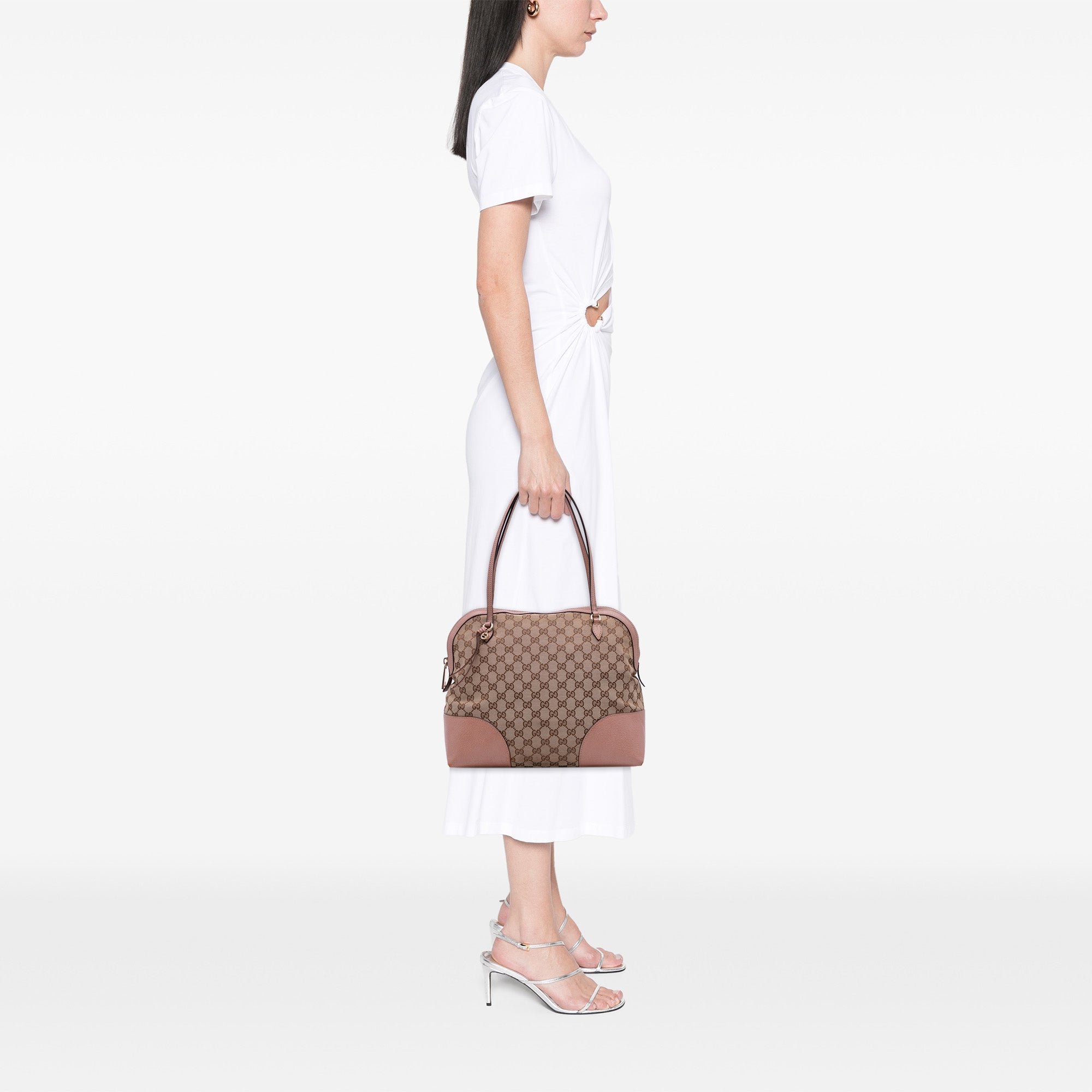 Medium GG Canvas Bree Dome Tote