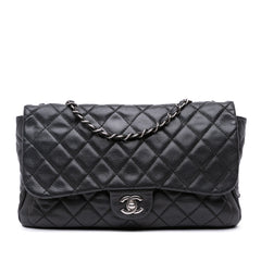 Large Quilted Caviar Now and Forever Flap