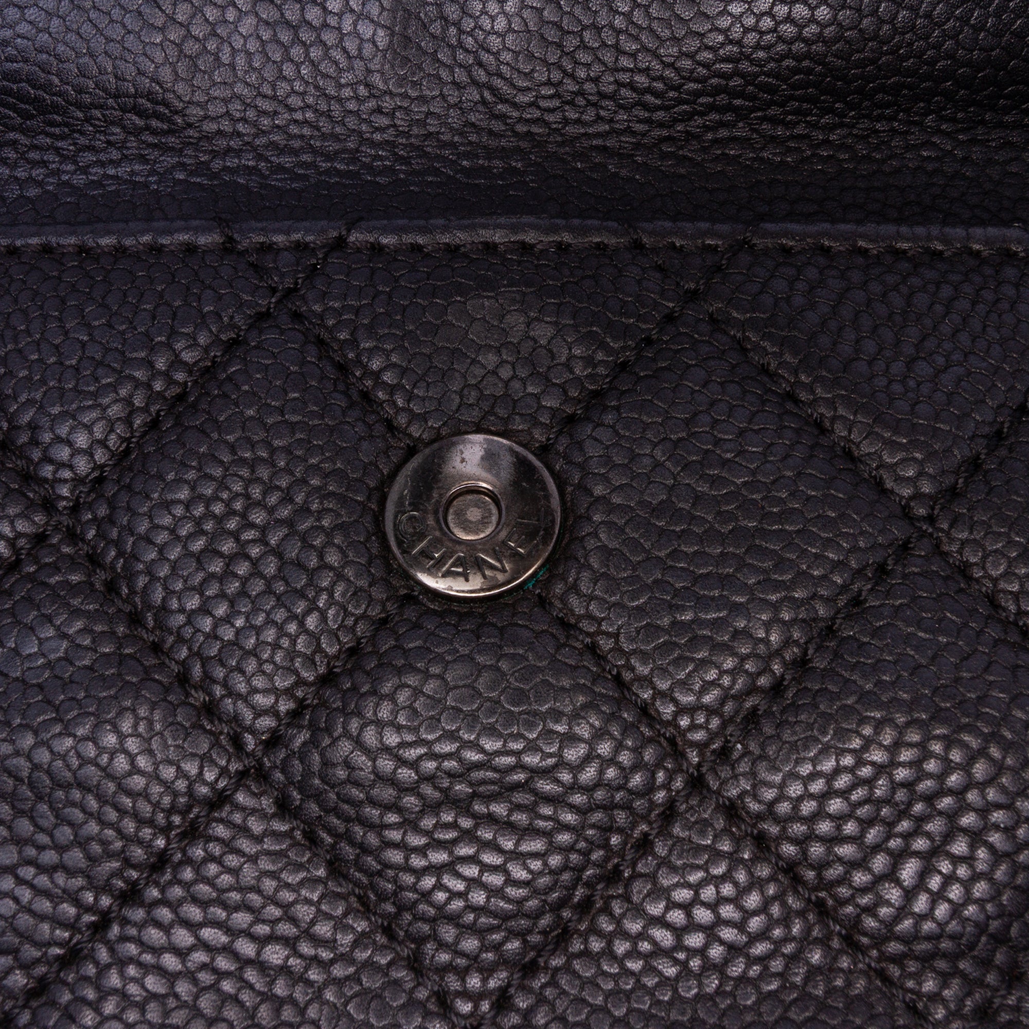 Large Quilted Caviar Now and Forever Flap