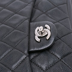 Large Quilted Caviar Now and Forever Flap