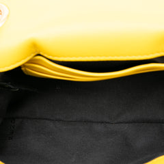 Mini Bicolor Nappa Apolo Chain Baguette Shoulder Bag