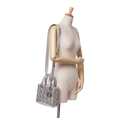 Small Metallic Grained Calfskin Cannage My ABCDior Lady Dior