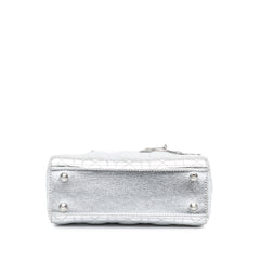 Small Metallic Grained Calfskin Cannage My ABCDior Lady Dior