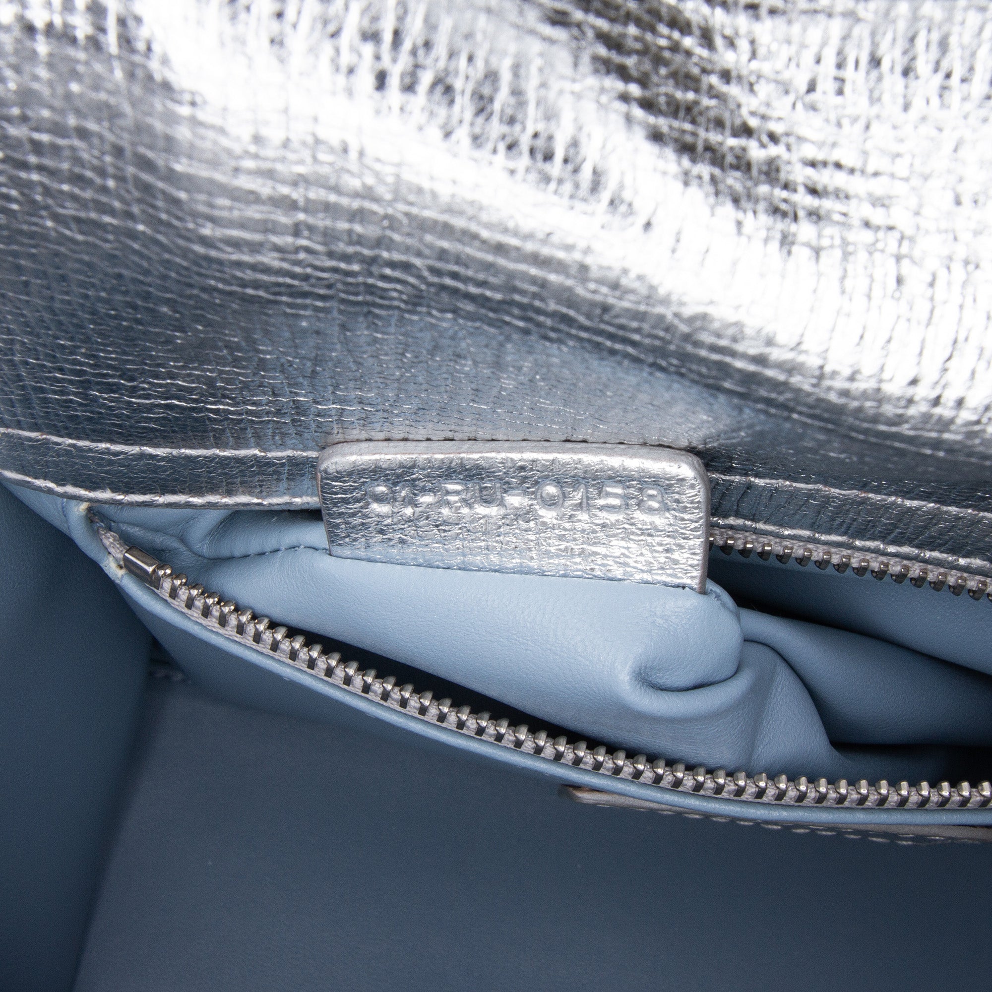 Small Metallic Grained Calfskin Cannage My ABCDior Lady Dior