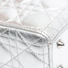 Small Metallic Grained Calfskin Cannage My ABCDior Lady Dior