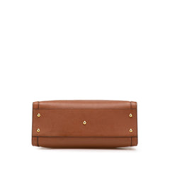 Small Leather Bamboo Diana Satchel