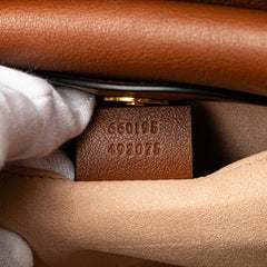 Small Leather Bamboo Diana Satchel