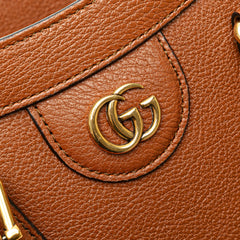 Small Leather Bamboo Diana Satchel