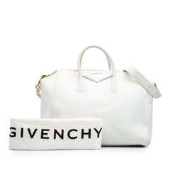 Large Leather Antigona Satchel