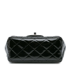 Mini Square Classic Patent Single Flap
