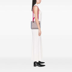 Medium Tricolor Lambskin Cannage Lady Dior