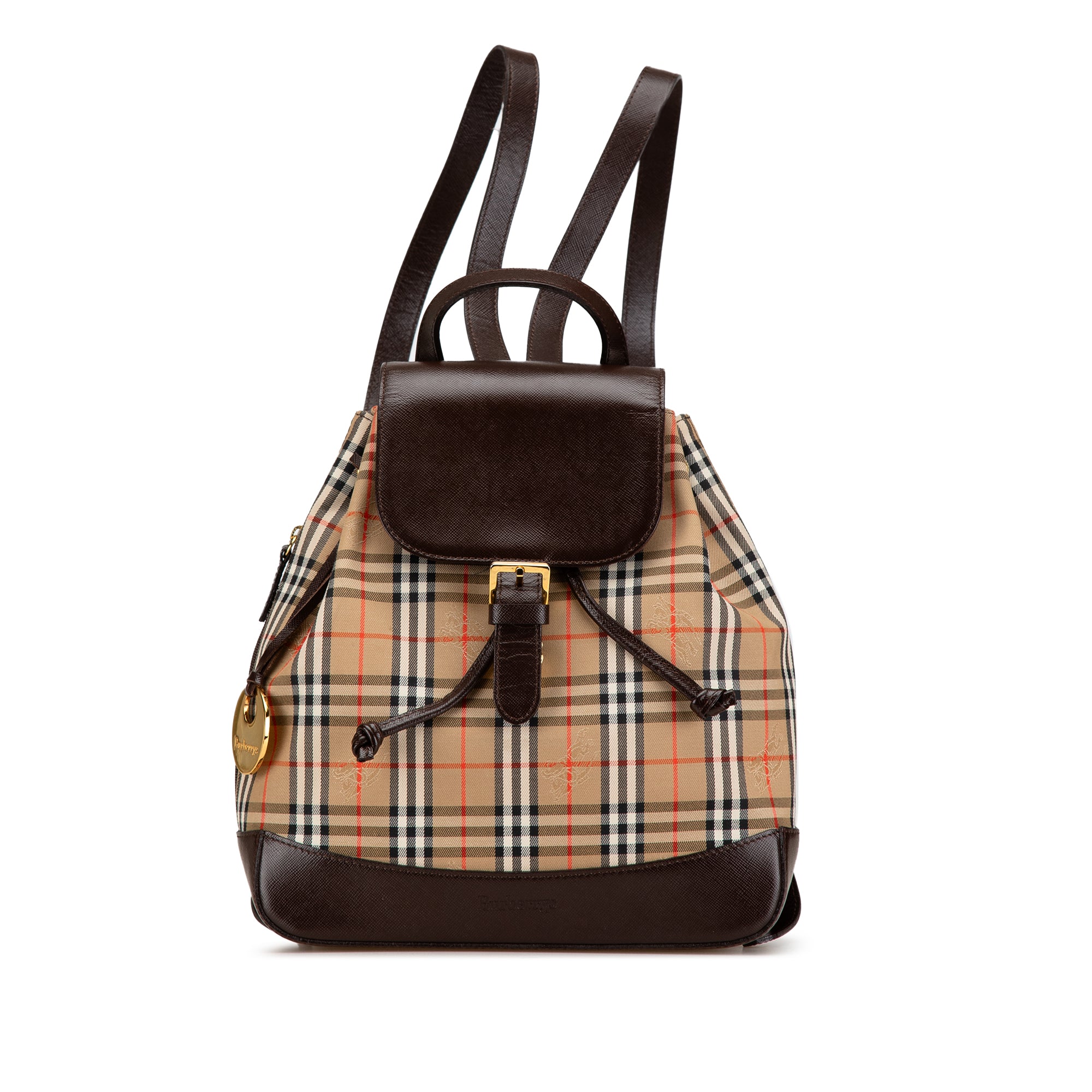 Haymarket Check Canvas Backpack