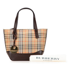 Haymarket Check Canvas Handbag