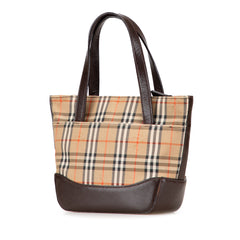 Haymarket Check Canvas Handbag
