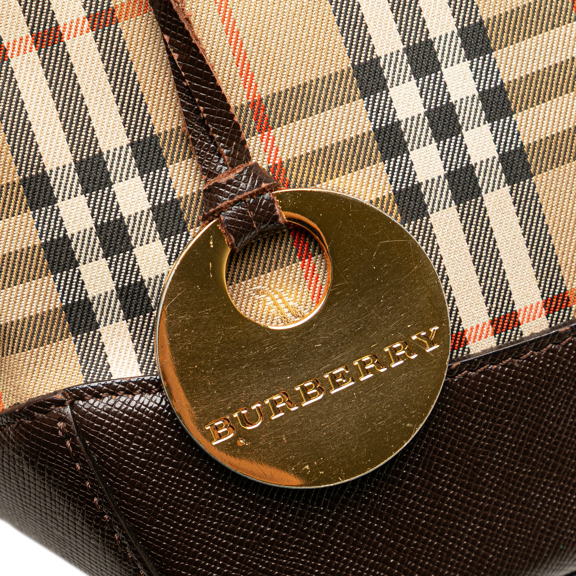 Haymarket Check Canvas Handbag