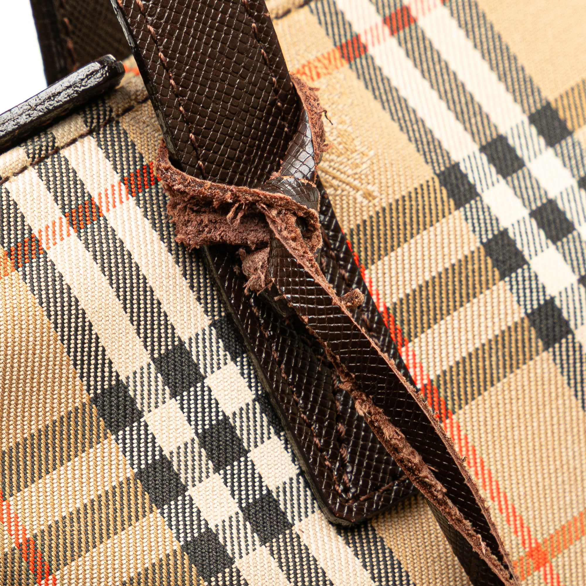 Haymarket Check Canvas Handbag
