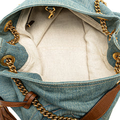 Medium Denim Soho Chain Tote