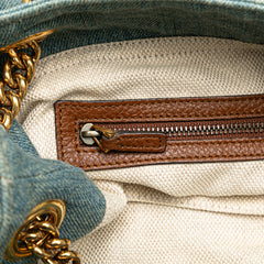 Medium Denim Soho Chain Tote