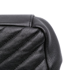 Mini Chevron Sheepskin Monogram College Satchel