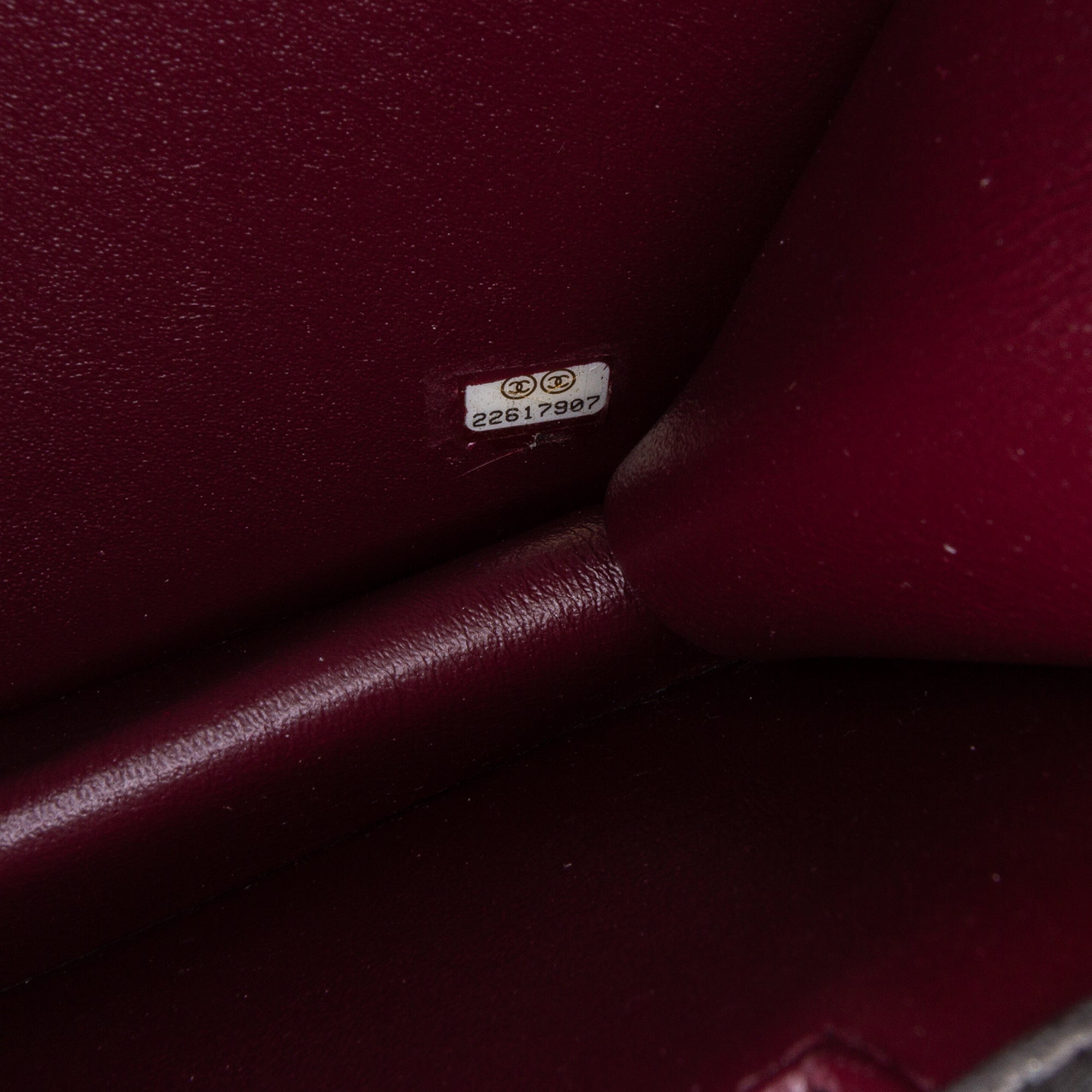 Medium Embossed Calfskin Propeller Flap