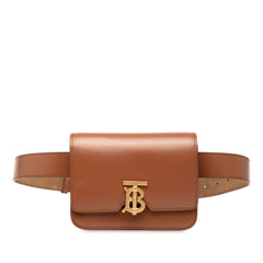 Leather TB Belt Bag