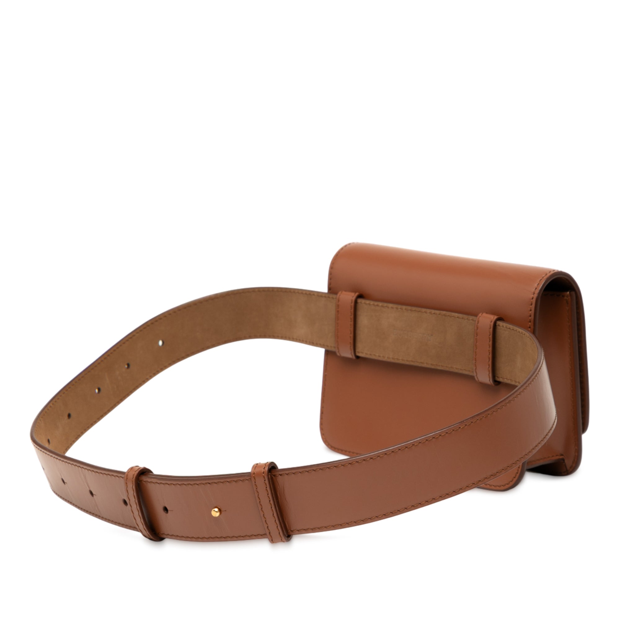 Leather TB Belt Bag