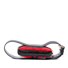 Small Ophidia Suede Belt Bag