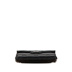 Mini Quilted Lambskin Clutch On Chain