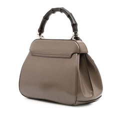 Medium Smooth Calfskin Bamboo Lady Lock Handbag