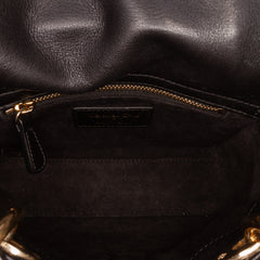 Mini Calfskin Beaded Embroidered Lady Dior