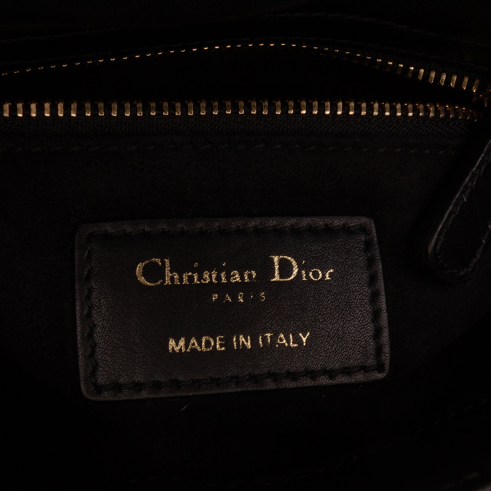 Mini Calfskin Beaded Embroidered Lady Dior